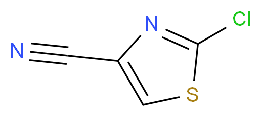 2-chloro-1,3-thiazole-4-carbonitrile_分子结构_CAS_944124-72-5