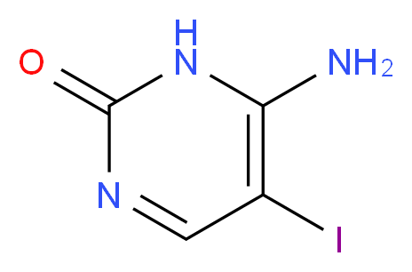 6-Amino-5-iodopyrimidin-2(1H)-one_分子结构_CAS_1122-44-7)