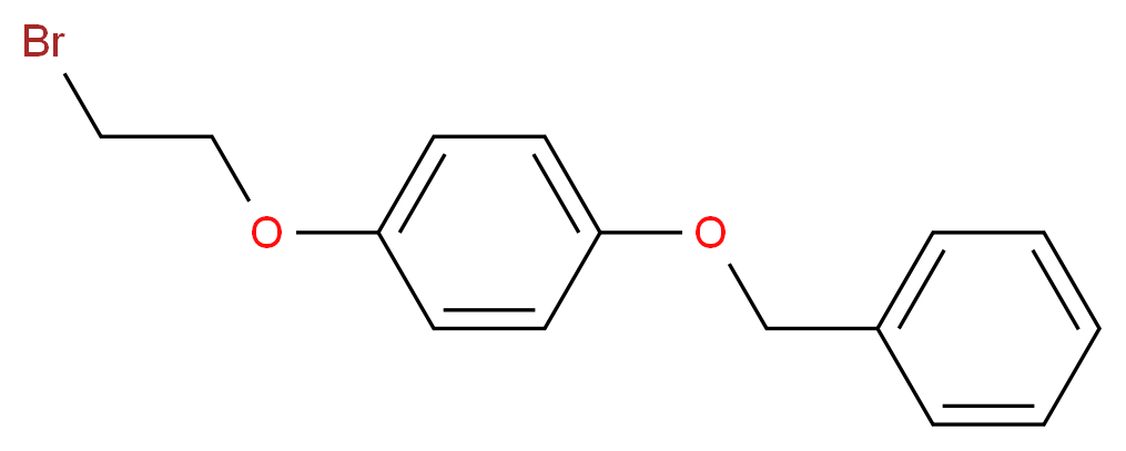 1-(Benzyloxy)-4-(2-bromoethoxy)benzene_分子结构_CAS_3351-59-5)