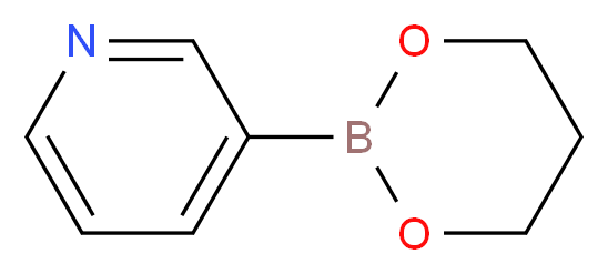 Pyridine-3-boronic acid, propane-1,3-diol ester_分子结构_CAS_131534-65-1)