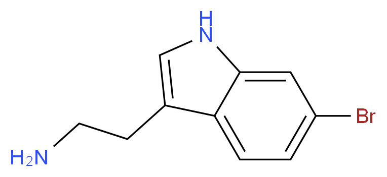 2-(6-BROMO-1H-INDOL-3-YL)ETHANAMINE_分子结构_CAS_1018637-87-0)