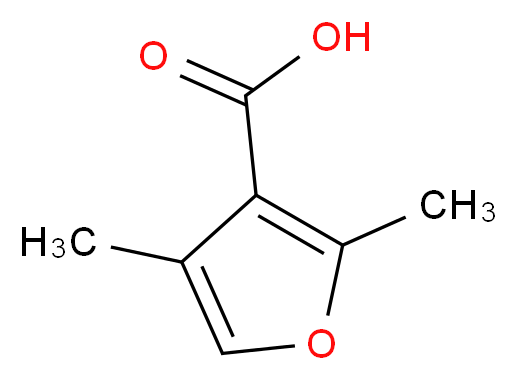 2,4-dimethyl-3-furoic acid_分子结构_CAS_15058-72-7)