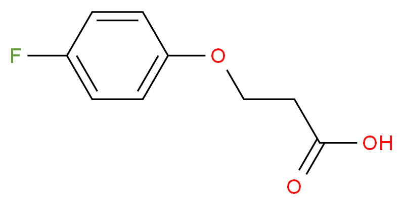 3-(4-Fluorophenoxy)propanoic acid 97%_分子结构_CAS_1579-78-8)