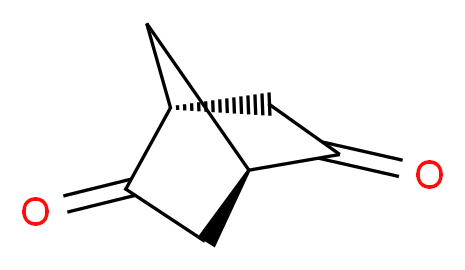 (1R,4R)-bicyclo[2.2.1]heptane-2,5-dione_分子结构_CAS_145092-77-9