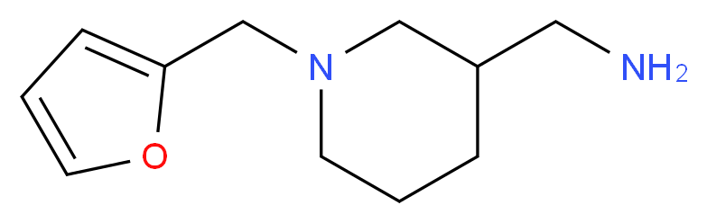 1-[1-(2-Furylmethyl)-3-piperidinyl]methanamine_分子结构_CAS_725212-65-7)