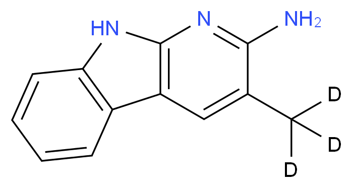 2-Amino-3-methyl-9H-pyrido[2,3-b]indole-d3_分子结构_CAS_)
