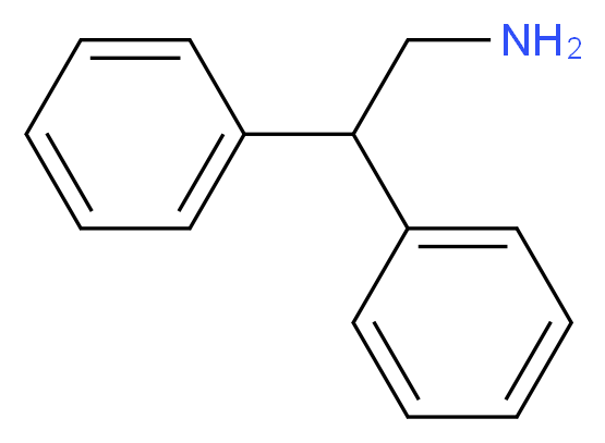 2,2-diphenylethan-1-amine_分子结构_CAS_3963-62-0
