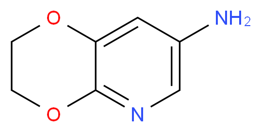 2H,3H-[1,4]dioxino[2,3-b]pyridin-7-amine_分子结构_CAS_1261365-47-2