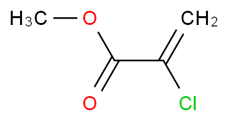 Methyl 2-chloroacrylate_分子结构_CAS_80-63-7)
