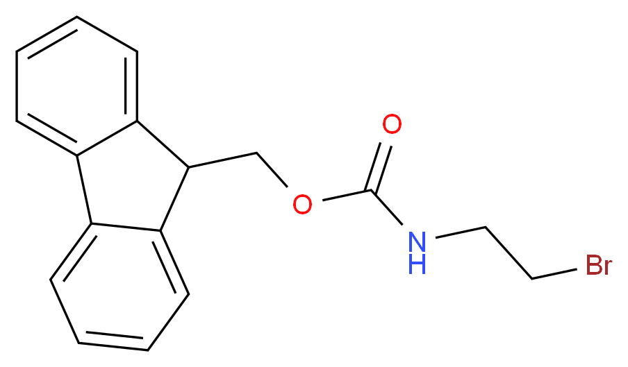 N-Fmoc-2-溴乙胺_分子结构_CAS_340187-12-4)