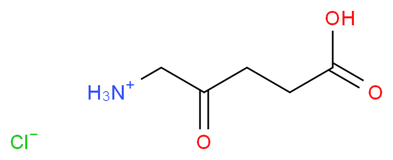 4-carboxy-2-oxobutan-1-aminium chloride_分子结构_CAS_5451-09-2