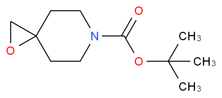 1-Oxa-6-azaspiro[2.5]octane, N-BOC protected_分子结构_CAS_147804-30-6)