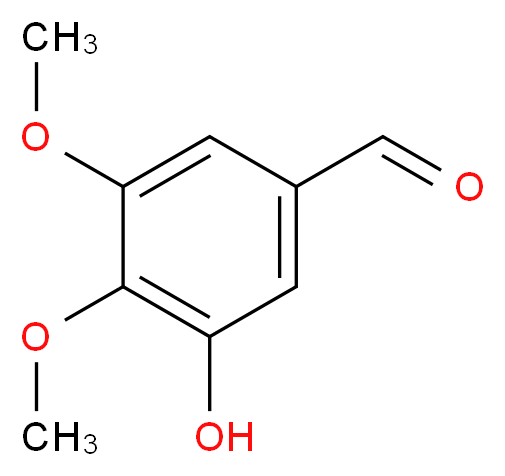 3,4-Dimethoxy-5-hydroxybenzaldehyde_分子结构_CAS_29865-90-5)