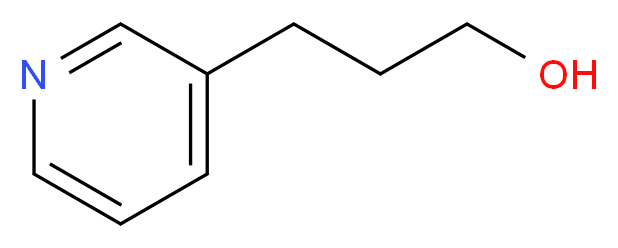 3-吡啶丙醇_分子结构_CAS_2859-67-8)