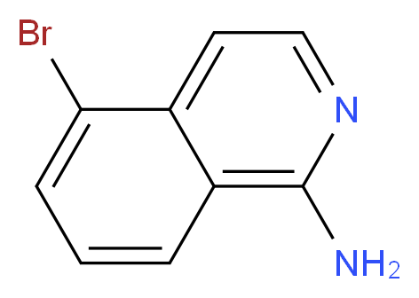 5-bromoisoquinolin-1-amine_分子结构_CAS_852570-80-0