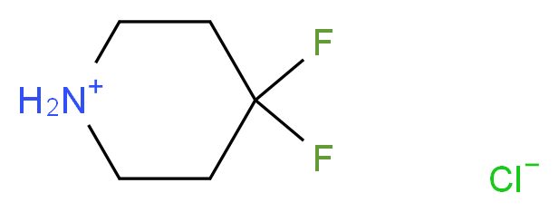 4,4-difluoropiperidin-1-ium chloride_分子结构_CAS_144230-52-4