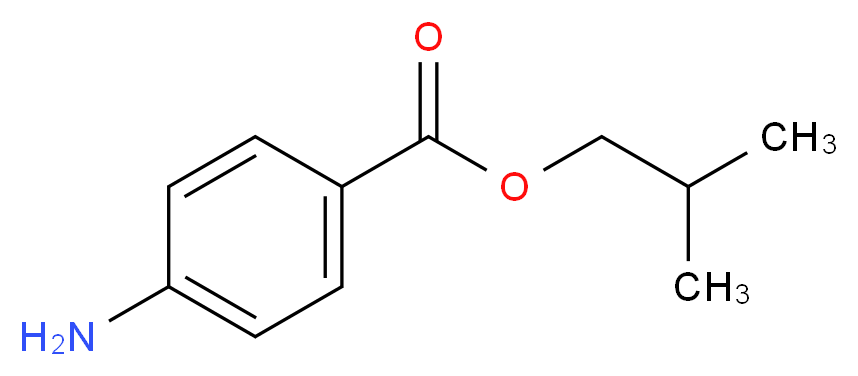 ISOBUTYL p-AMINOBENZOATE_分子结构_CAS_94-14-4)