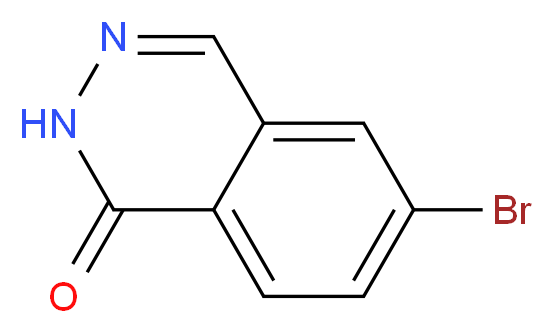 6-BROMOPHTHALAZIN-1(2H)-ONE_分子结构_CAS_75884-70-7)
