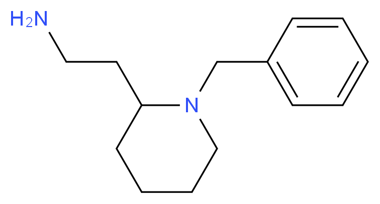 2-(1-benzylpiperidin-2-yl)ethan-1-amine_分子结构_CAS_915919-74-3