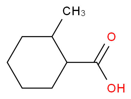 2-methylcyclohexane-1-carboxylic acid_分子结构_CAS_56586-13-1