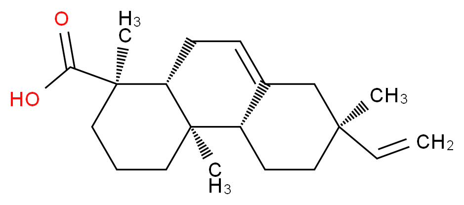 Isopimaric acid_分子结构_CAS_5835-26-7)