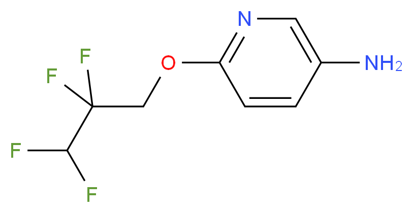 6-(2,2,3,3-tetrafluoropropoxy)pyridin-3-amine_分子结构_CAS_)