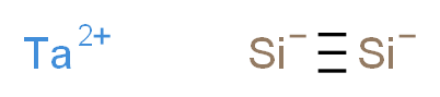 tantalum(2+) ion disilyne_分子结构_CAS_12039-79-1