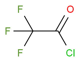 TRIFLUOROACETYL CHLORIDE_分子结构_CAS_354-32-5)