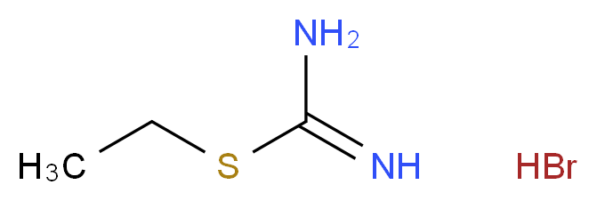 (ethylsulfanyl)methanimidamide hydrobromide_分子结构_CAS_)