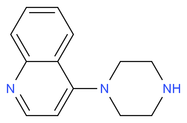 4-PIPERAZIN-1-YL-QUINOLINE_分子结构_CAS_118306-89-1)