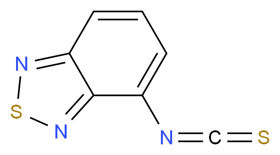 4-isothiocyanato-2,1,3-benzothiadiazole_分子结构_CAS_109029-21-2