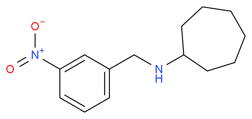 N-(3-nitrobenzyl)cycloheptanamine_分子结构_CAS_332108-56-2)