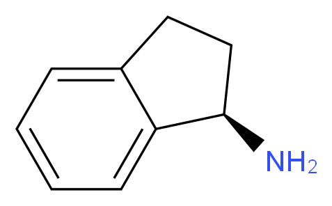 (1R)-(-)-1-Aminoindan 98%_分子结构_CAS_10277-74-4)