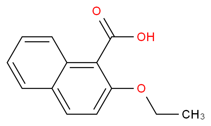 2-乙氧基-1-萘甲酸_分子结构_CAS_2224-00-2)