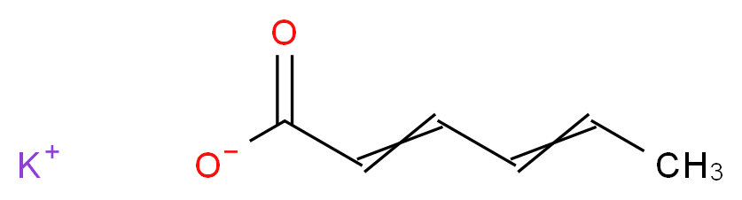 potassium (2E,4E)-hexa-2,4-dienoate_分子结构_CAS_24634-61-5