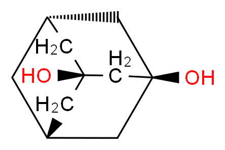 (1R,3S,5s,7s)-adamantane-1,3-diol_分子结构_CAS_5001-18-3