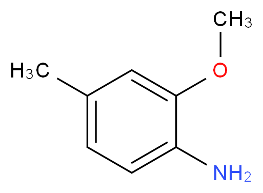 2-methoxy-4-methylaniline_分子结构_CAS_)