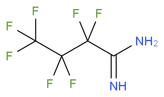 Heptafluorobutyrylamidine_分子结构_CAS_375-19-9)