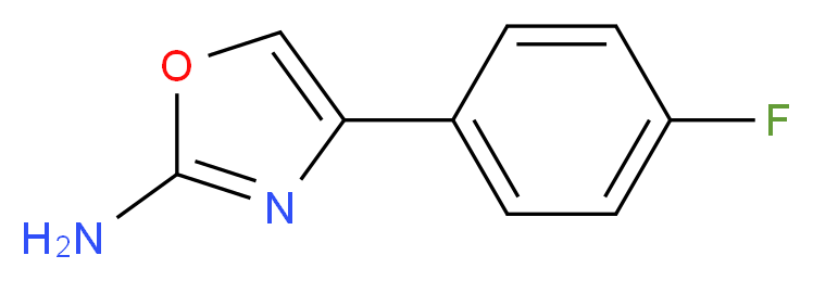 4-(4-fluorophenyl)-1,3-oxazol-2-amine_分子结构_CAS_157429-08-8