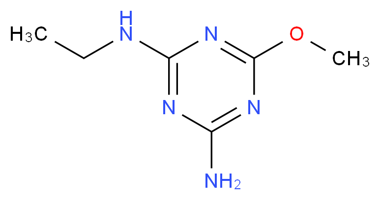 去异丙基莠去通_分子结构_CAS_30360-56-6)