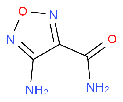 4-Amino-3-furazanecarboxamide_分子结构_CAS_13300-88-4)