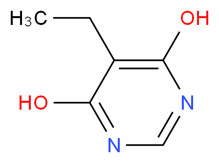 5-ethylpyrimidine-4,6-diol_分子结构_CAS_)