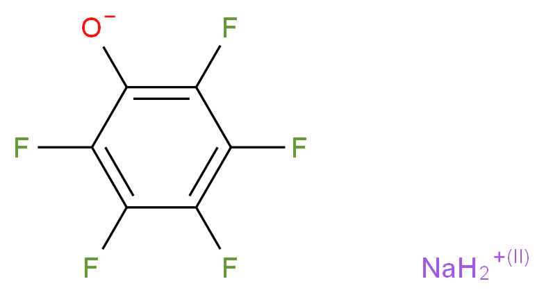 sodium pentafluorobenzen-1-olate_分子结构_CAS_2263-53-8