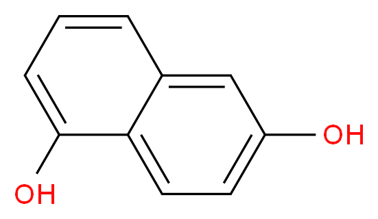 naphthalene-1,6-diol_分子结构_CAS_575-44-0