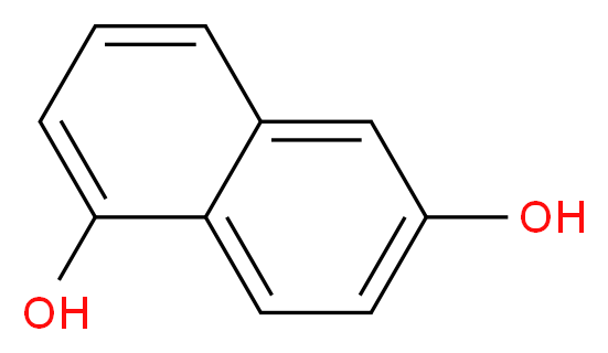 1,6-DIHYDROXY NAPHTHALENE_分子结构_CAS_)