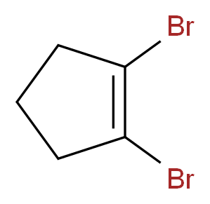 1,2-Dibromocyclopent-1-ene 98+%_分子结构_CAS_75415-78-0)