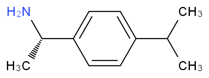 (1S)-1-(4-isopropylphenyl)ethanamine_分子结构_CAS_68285-22-3)