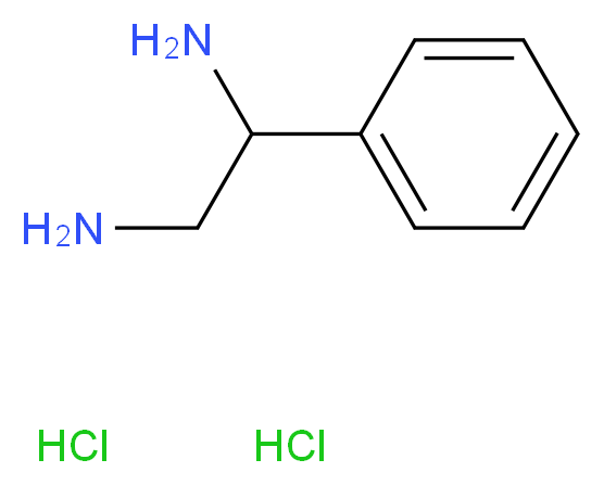 1-phenylethane-1,2-diamine dihydrochloride_分子结构_CAS_16635-94-2