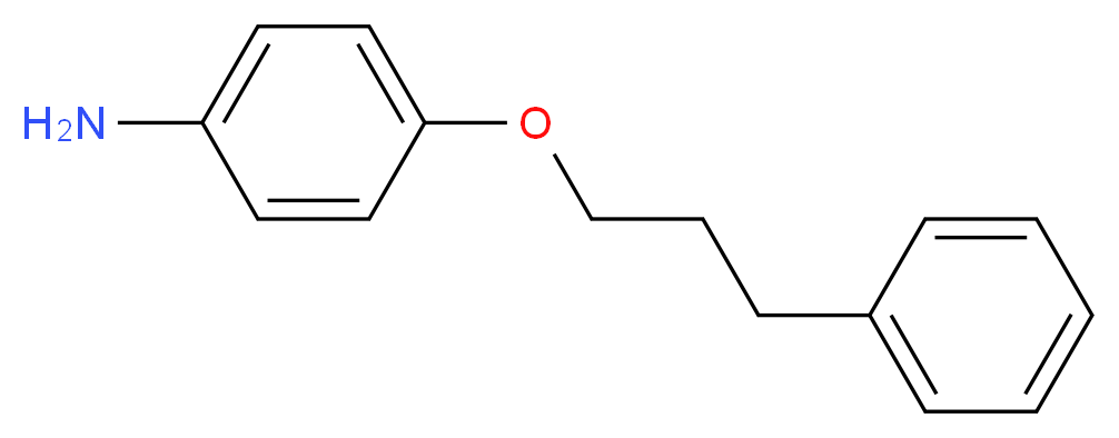 4-(3-phenylpropoxy)aniline_分子结构_CAS_57181-86-9)