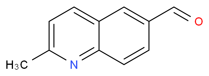 2-Methylquinoline-6-carboxaldehyde 97%_分子结构_CAS_108166-03-6)